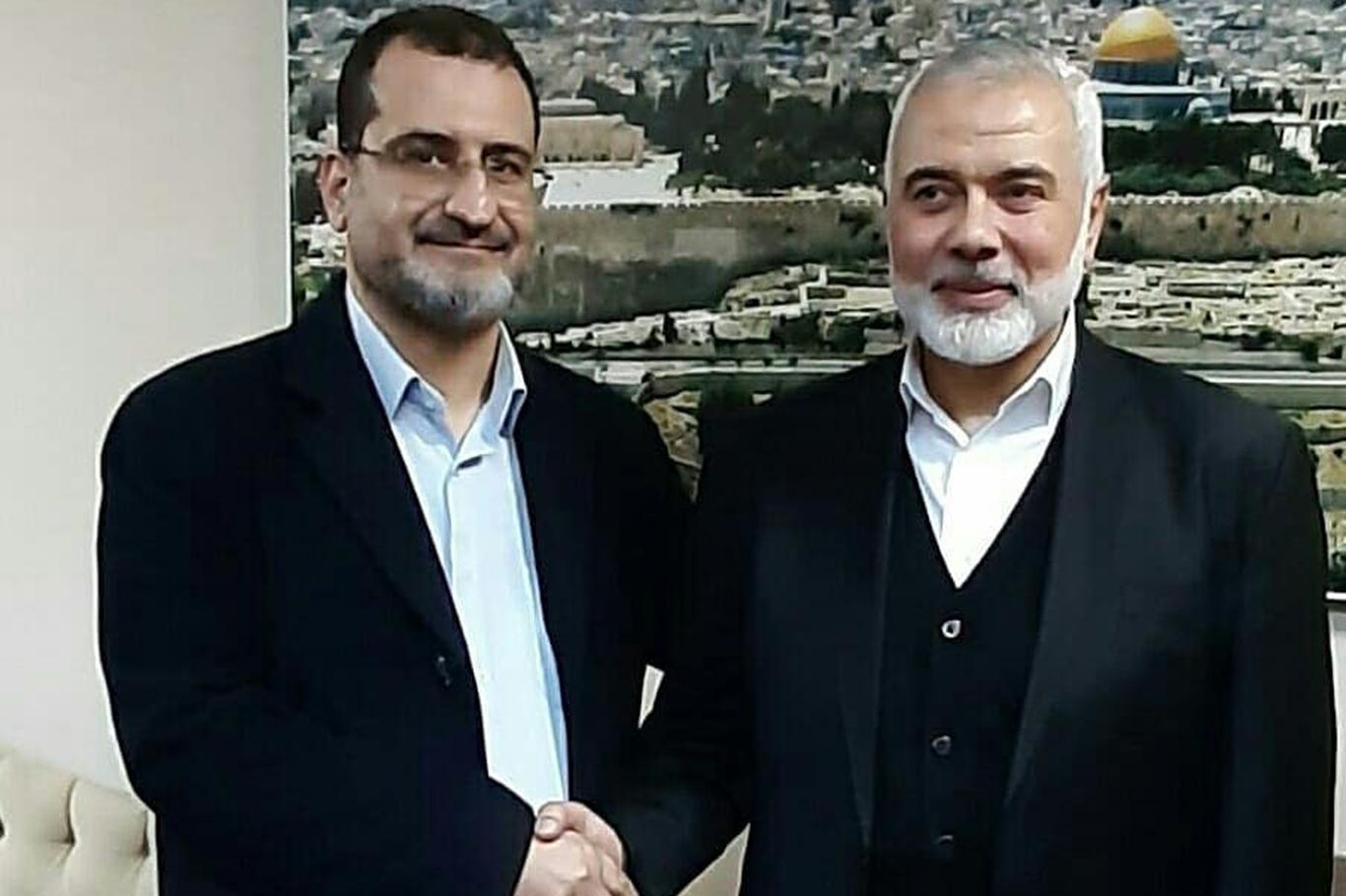 Deputy Chairman of İTTİHADUL ULEMA meets with Ismail Haniyeh